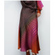 Marsala Retro Striped Midi Skirt Marsala Retro Striped Midi Skirt