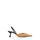 Dolly Khaki Colour Black Strap Summer Stilettos Women Shoes Dolly Khaki Colour Black Strap Summer Stilettos Women Shoes