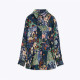 Gulya Floral Silk Lapel Long Sleeve Blouse Gulya Floral Silk Lapel Long Sleeve Blouse