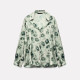 Naimah Green Floral Tie-Dye Long Sleeve Blouse Naimah Green Floral Tie-Dye Long Sleeve Blouse