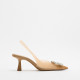 Marigold Beige Stilettos Women Shoes With Rhinestone Marigold Beige Stilettos Women Shoes With Rhinestone