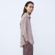 Najma Geometric Pink Long Sleeve Blouse