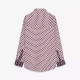 Najma Geometric Pink Long Sleeve Blouse