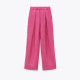 Alex High-Waist Straight Cut Pink Pants Alex High-Waist Straight Cut Pink Pants
