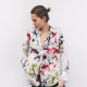 Vivy White Tie-Dye Floral Long Sleeve Blouse Vivy White Tie-Dye Floral Long Sleeve Blouse